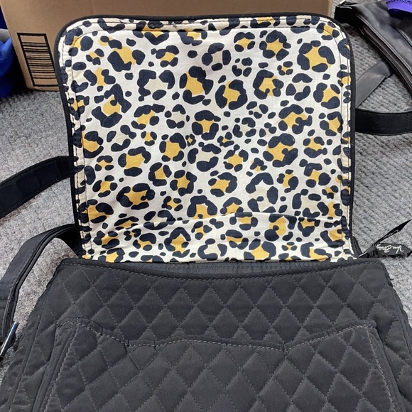 Black Vera Bradley tote bag (1424) - Picture 3 of 9